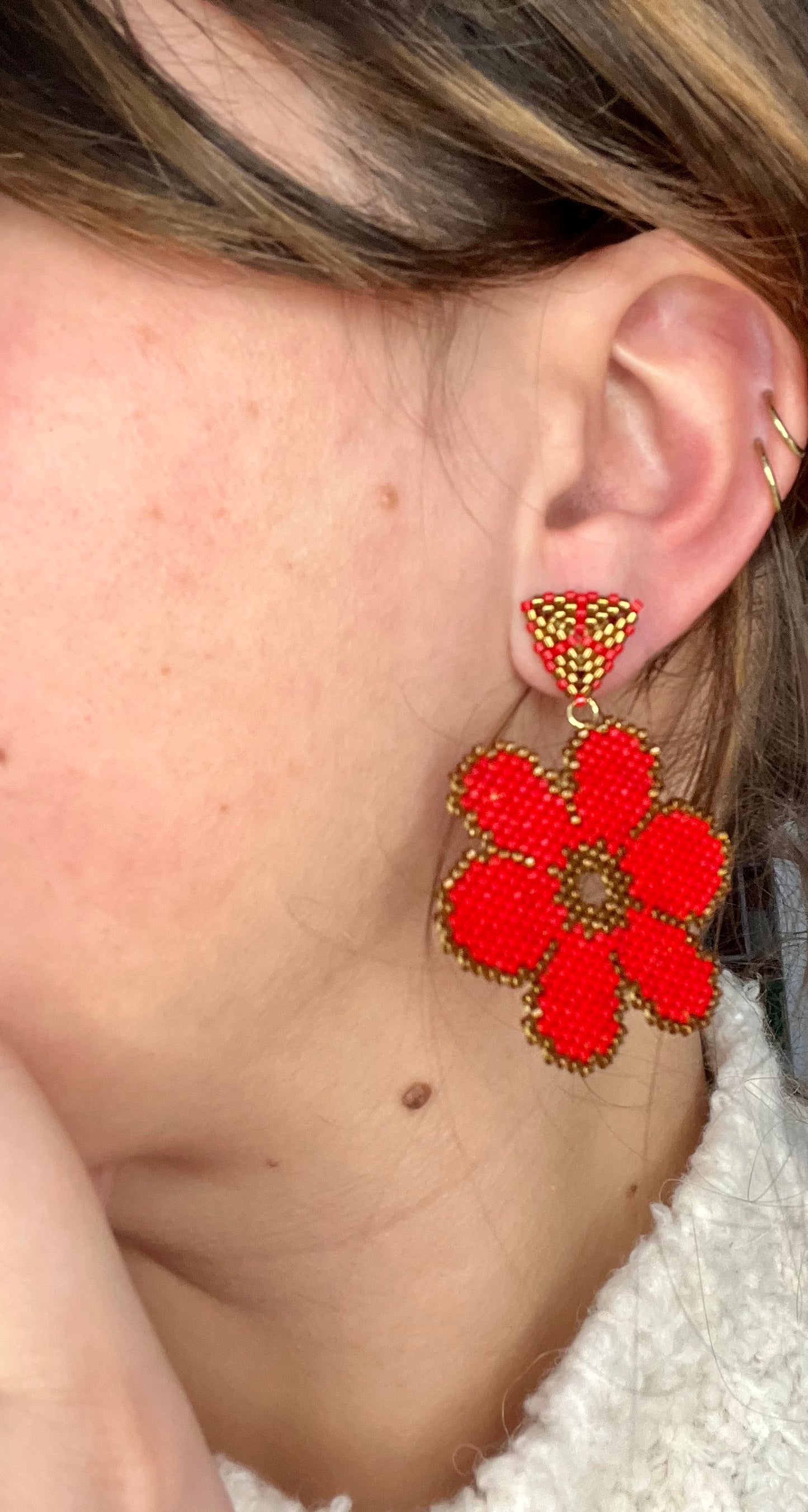 Boucles d’Oreilles - Flore