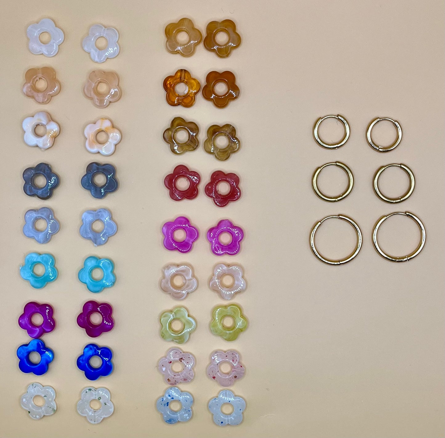Boucles d’oreilles - Petites fleurettes