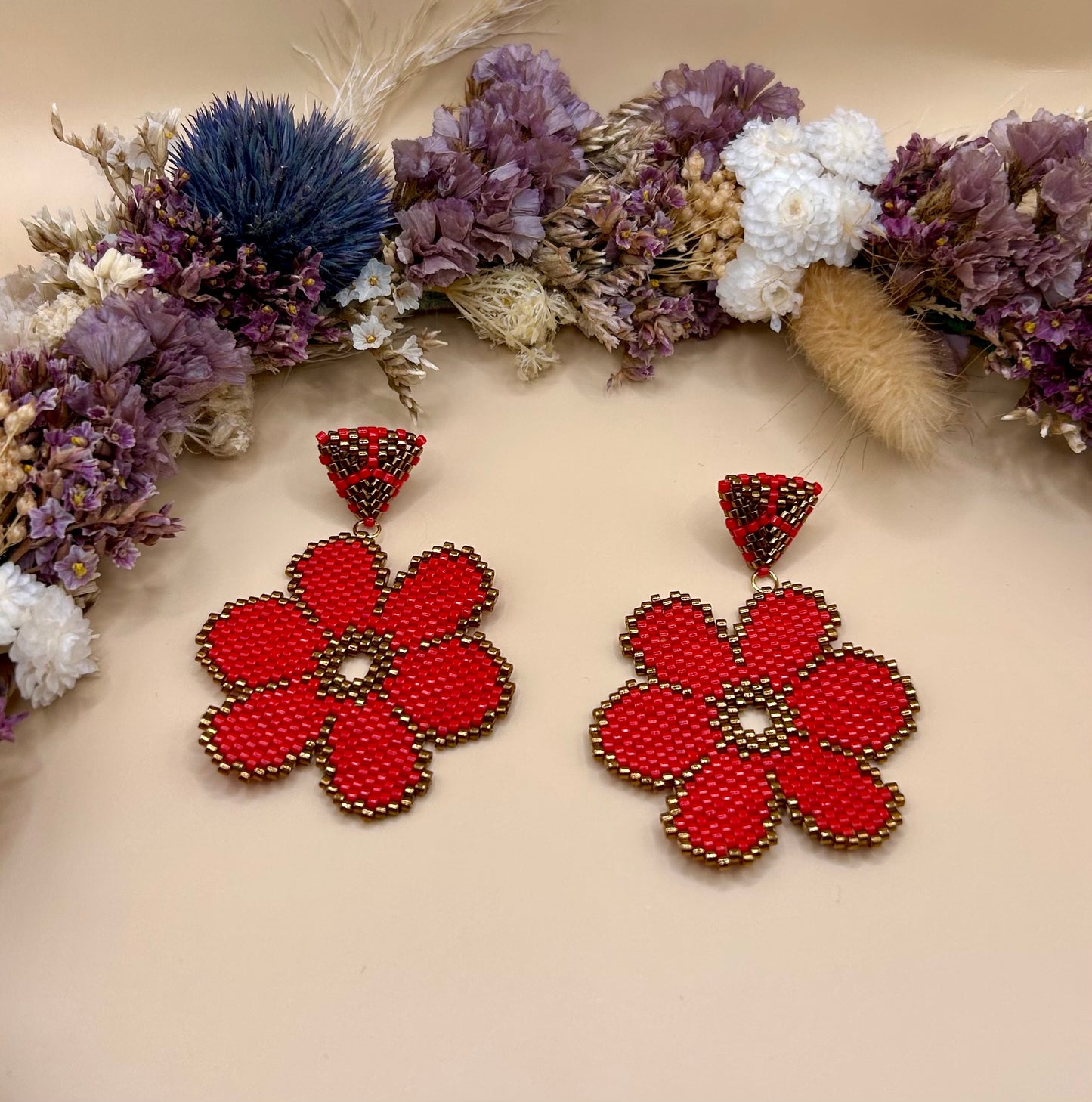 Boucles d’Oreilles - Flore
