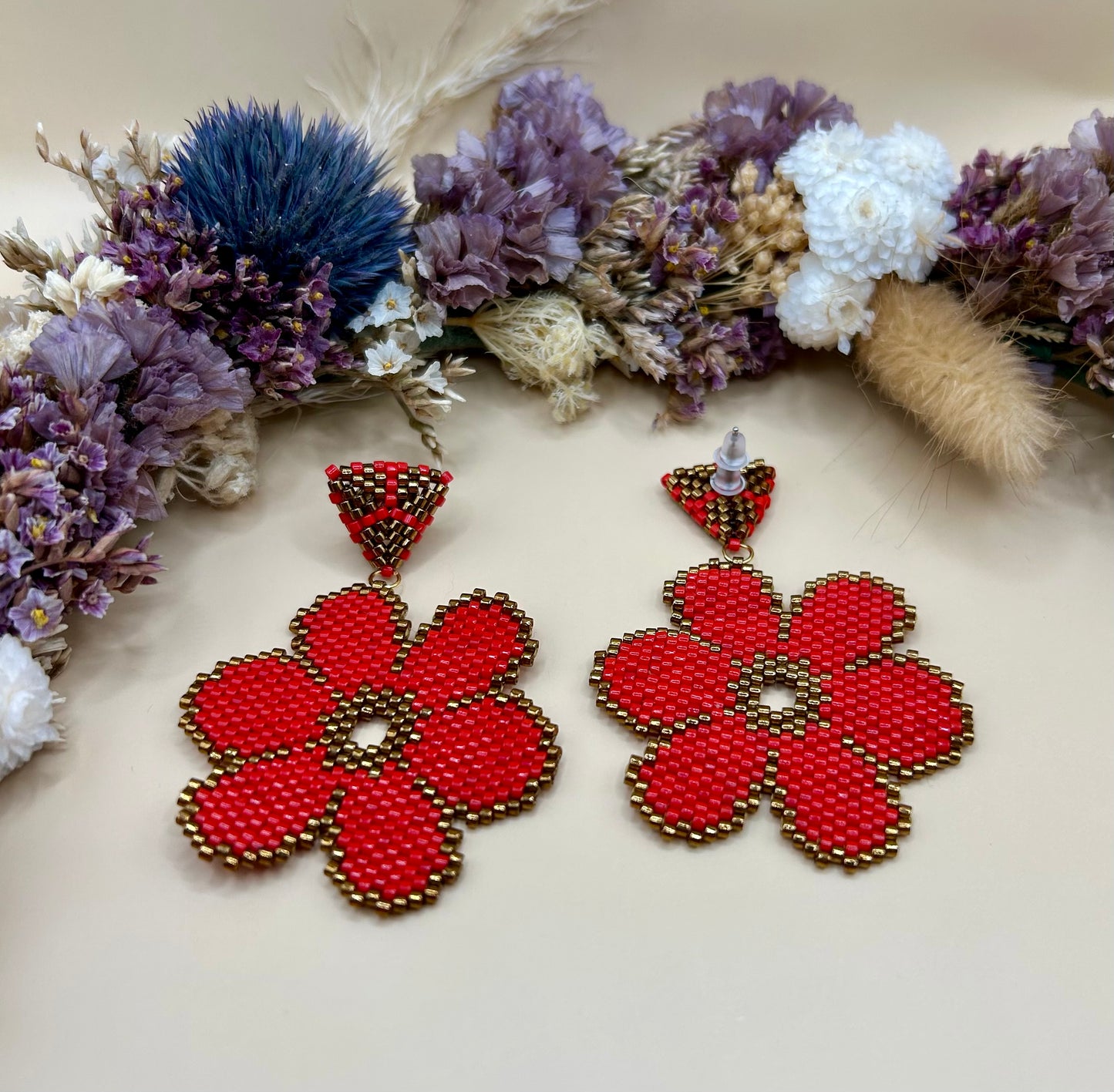 Boucles d’Oreilles - Flore