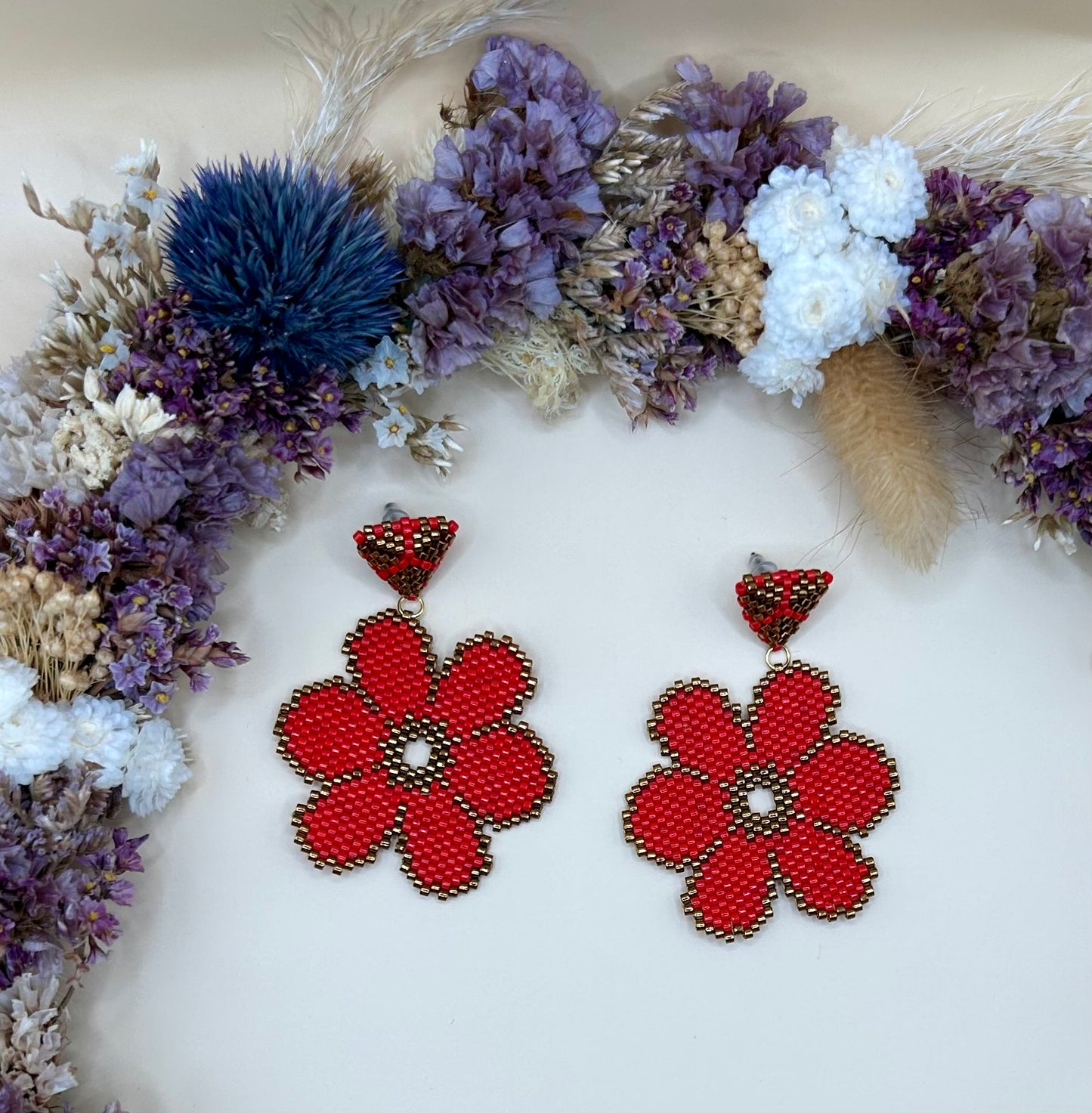 Boucles d’Oreilles - Flore