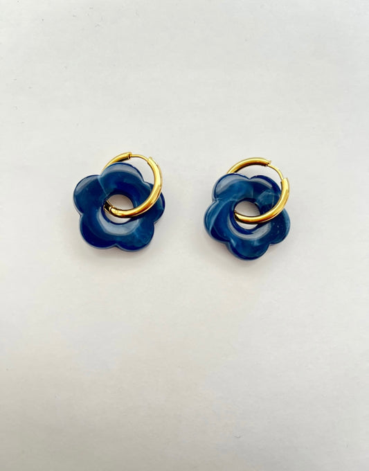 Boucles d’oreilles - Grandes fleurettes